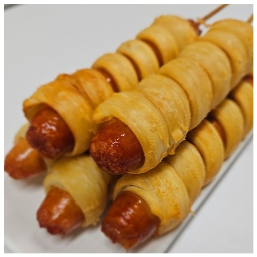 [생지] 겹겹이 페스츄리 핫도그 120g(5개입)